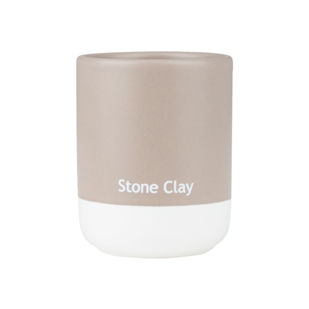 ESTIA ΠΟΤΗΡΑΚΙ ΜΠΑΝΙΟΥ TONE LAB ΚΕΡΑΜΙΚΟ STONE CLAY