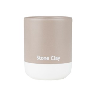 ESTIA ΠΟΤΗΡΑΚΙ ΜΠΑΝΙΟΥ TONE LAB ΚΕΡΑΜΙΚΟ STONE CLAY