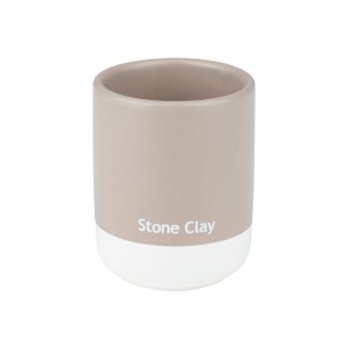 ESTIA ΠΟΤΗΡΑΚΙ ΜΠΑΝΙΟΥ TONE LAB ΚΕΡΑΜΙΚΟ STONE CLAY