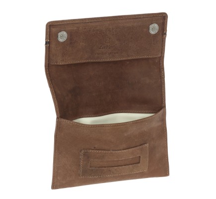 Lavor 1-30114 Δερμάτινη Καπνοθήκη Καφέ Oily με Μαγνητικό Κούμπωμα