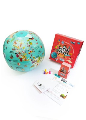 Φουσκωτή υδρόγειος σφαίρα: Ταξίδι στον κόσμο