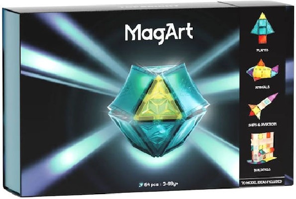 Topbright Μαγνητικό Παιχνίδι Κατασκευών για Παιδιά 3+ Ετών