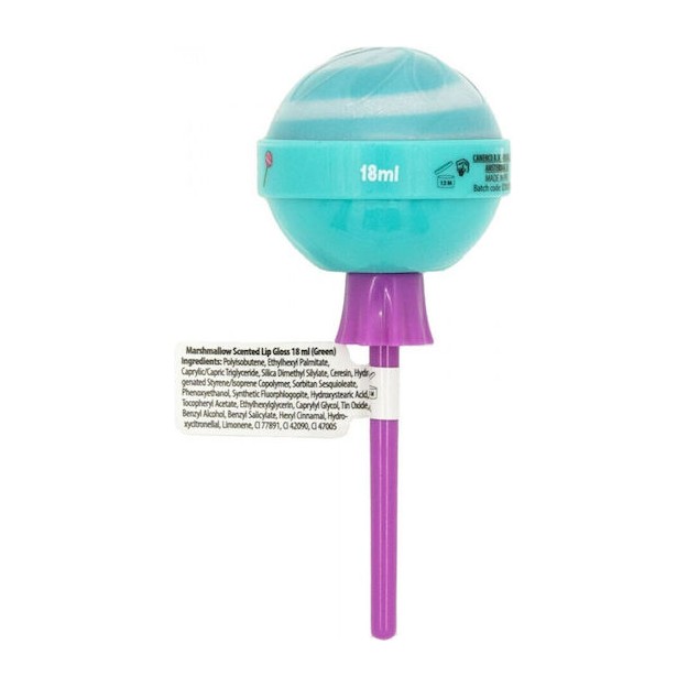 Create It Candy Lollipop Lip Gloss Γαλάζιο με άρωμα Marshmallow