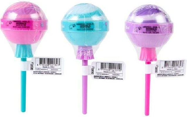 Create It Candy Lollipop Lip Gloss Μωβ με άρωμα Marshmallow