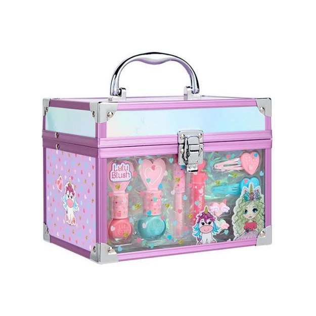 Create it! Σετ Παιδικό Μακιγιάζ σε Βαλιτσάκι Μωβ