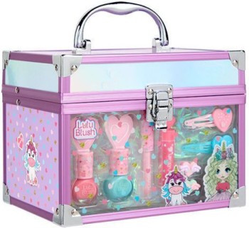 Create it! Σετ Παιδικό Μακιγιάζ σε Βαλιτσάκι Μωβ