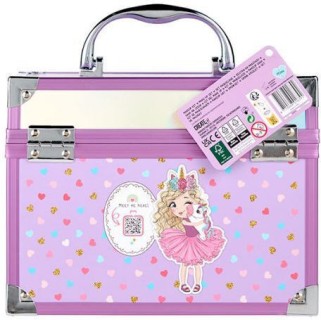 Create it! Σετ Παιδικό Μακιγιάζ σε Βαλιτσάκι Μωβ