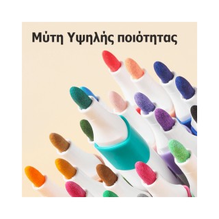 Deli Color Emotion Μαρκαδόροι Σχεδίου Σετ 12 Ακρυλικά Χρώματα 231.741987