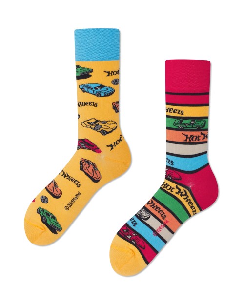 Many Mornings Hot Wheels Κάλτσες με σχέδια Πολύχρωμες