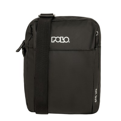 Polo Dominus Τσαντάκι Ώμου Δερματίνη Μαύρο 9-07-162-2000