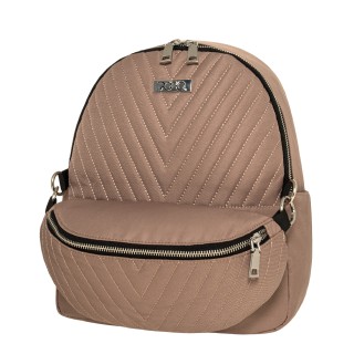 Polo Chiqua Γυναικεία Τσάντα Πλάτης Μπεζ 9-11-004-7400