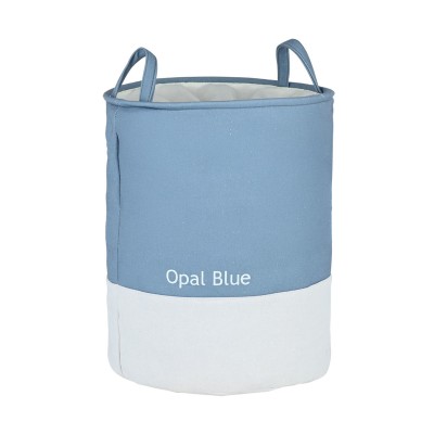 ESTIA ΚΑΛΑΘΙ ΑΠΛΥΤΩΝ TONE LAB ΜΕ ΧΕΡΟΥΛΙΑ 35x35x50cm OPAL BLUE