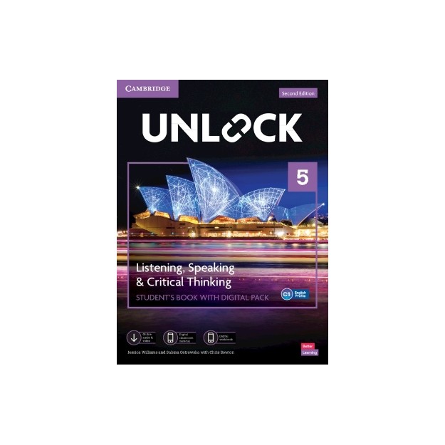 UNLOCK LEVEL 5 LISTENING, SPEAKING AND CRITICAL THINKING SB (+ DIGITAL PACK)