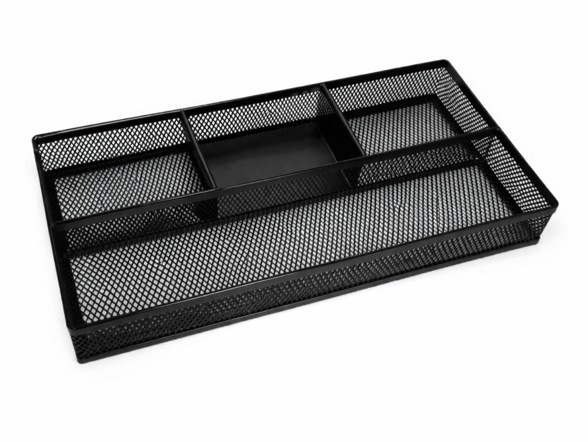 Μεταλλικός Οργανωτής Γραφείου σε Μαύρο Χρώμα