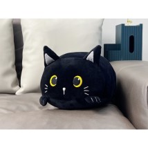 I-Total Παιδικό Διακοσμητικό Μαξιλάρι Cat Μαύρο 33x28cm XL2206