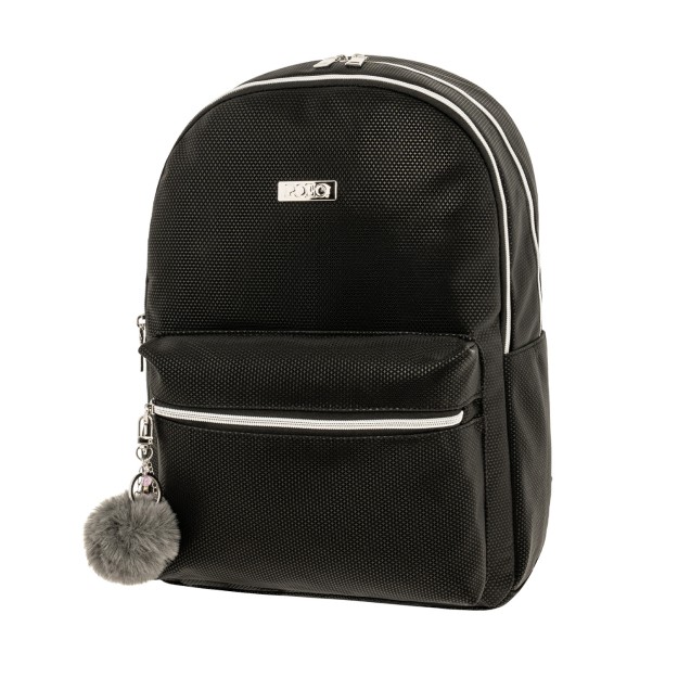 Polo Gridon Γυναικεία Τσάντα Πλάτης σε Μαύρο χρώμα 9-02-075-2000