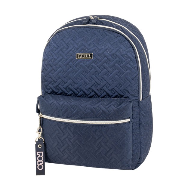 Polo Gridon Γυναικεία Τσάντα Πλάτης σε Μπλε χρώμα 9-02-075-5100