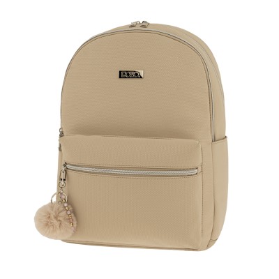 Polo Gridon Γυναικεία Τσάντα Πλάτης σε Μπεζ χρώμα 9-02-075-7700