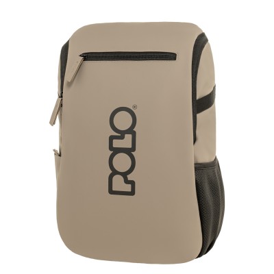 Polo Hydron Σακίδιο Πλάτης Υφασμάτινο σε Mπεζ χρώμα 9-02-080-2700