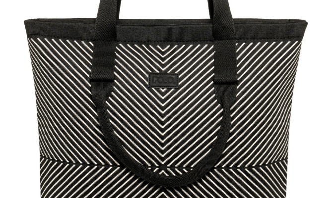 Polo Seya Γυναικεία Τσάντα Ώμου σε Μαύρο/Άσπρο χρώμα 9-07-095-8485