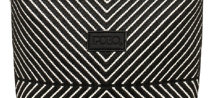 Polo Seya Γυναικείο Τσαντάκι Ώμου/Χιαστί Μαύρο/Άσπρο 9-07-097-8485