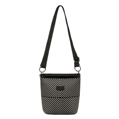 Polo Seya Γυναικείο Τσαντάκι Ώμου/Χιαστί Μαύρο/Άσπρο 9-07-097-8485