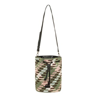 Polo Seya Γυναικεία Τσάντα Ώμου Πουγκί Χακί 9-07-105-8486