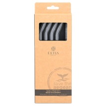 ESTIA ΚΑΛΑΜΑΚΙΑ ΓΥΑΛΙΝΑ ΜΕ ΒΟΥΡΤΣΑΚΙ ΣΕΤ 4 ΤΕΜ. ΔΙΑΦΑΝΑ