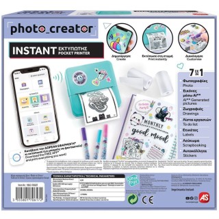 ΦΟΡΗΤΟΣ ΕΚΤΥΠΩΤΗΣ PRINT CREATOR - INSTANT PHOTO PRINTER