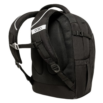 Polo Cryptic Σχολική Τσάντα Πλάτης Δημοτικού Μαύρη 9-01-001-2002