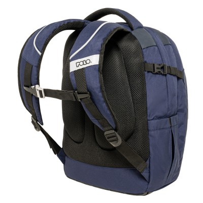 Polo Cryptic Σχολική Τσάντα Πλάτης Δημοτικού Μπλε 9-01-001-5001