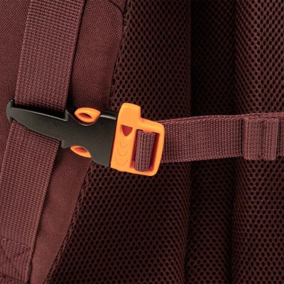 Polo Pins Σχολική Τσάντα Πλάτης Δημοτικού Μπορντό 9-01-059-3400