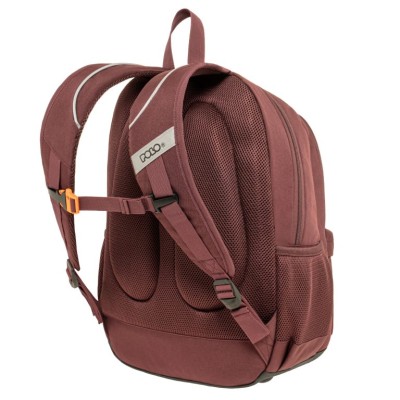 Polo Pins Σχολική Τσάντα Πλάτης Δημοτικού Μπορντό 9-01-059-3400