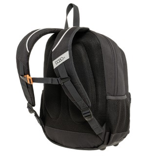 Polo Pins Σχολική Τσάντα Πλάτης Δημοτικού Μαύρη 9-01-059-2000