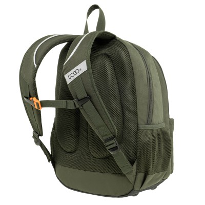 Polo Pins Σχολική Τσάντα Πλάτης Δημοτικού Μπορντό 9-01-059-3400