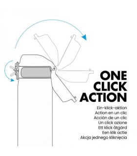 Ion8 Πλαστικό Παγούρι RAINBOWS σε Ροζ χρώμα I8RF500PRRAINB2 500ml