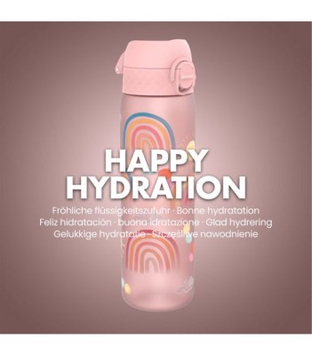 Ion8 Πλαστικό Παγούρι RAINBOWS σε Ροζ χρώμα I8RF500PRRAINB2 500ml