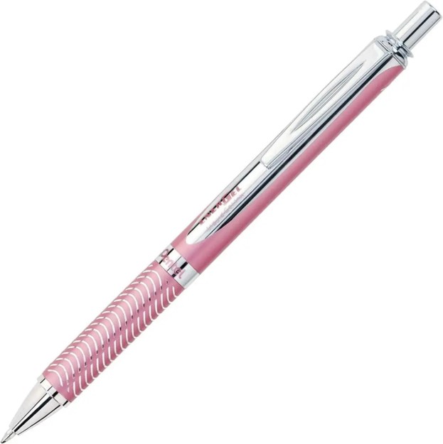 Pentel Στυλό Rollerball 0.7mm Ροζ με Μαύρο Μελάνι BL407P-A