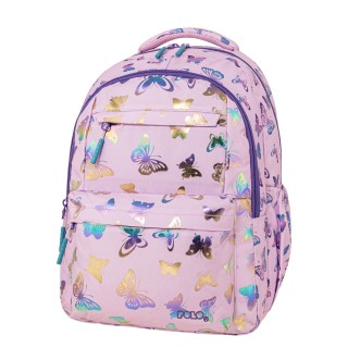 Polo Sparkle Σχολική Τσάντα Πλάτης Δημοτικού Ροζ 9-01-061-8436