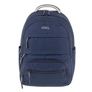Polo Multi Pocket Σχολική Τσάντα Πλάτης Δημοτικού Μπλε 9-01-064-5000
