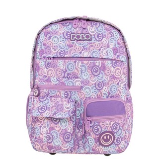 Polo Youngster Σχολική Τσάντα Πλάτης Δημοτικού Λιλά 9-01-068-8440