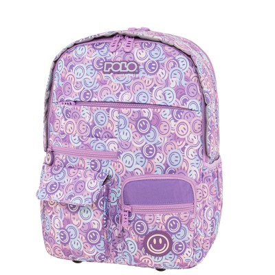 Polo Youngster Σχολική Τσάντα Πλάτης Δημοτικού Λιλά 9-01-068-8440