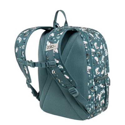 Polo Youngster Σχολική Τσάντα Πλάτης Δημοτικού Τιρκουάζ 9-01-068-8443