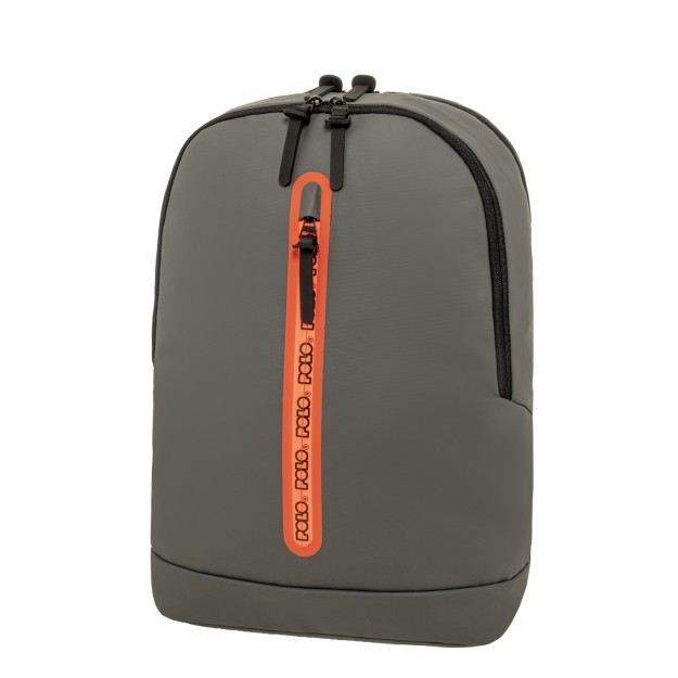 Polo Vertzip Σακίδιο Πλάτης Υφασμάτινο Γκρι 9-02-079-2200