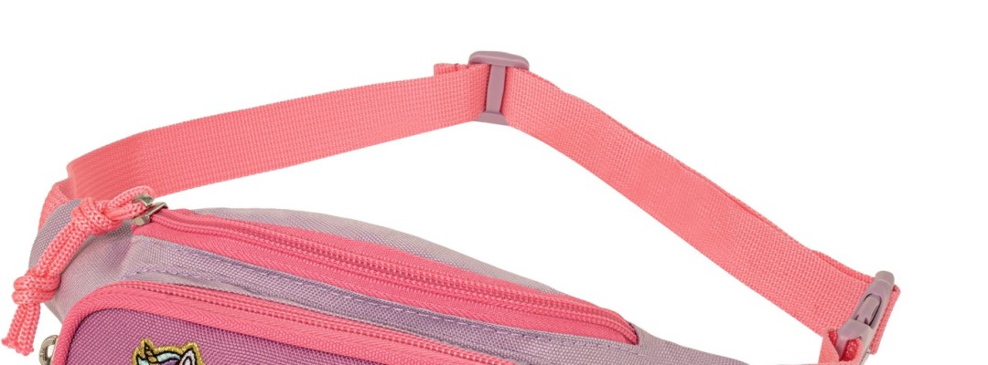 Polo Kiddo 2 Τσαντάκι Μέσης Παιδικό Ροζ Μονόκερος 9-08-041-4500