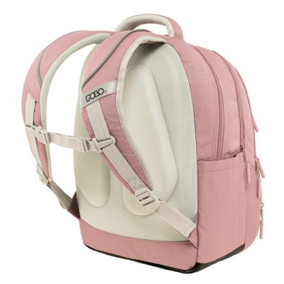Polo Multi Pocket Σχολική Τσάντα Πλάτης Δημοτικού Ροζ 9-01-064-3919