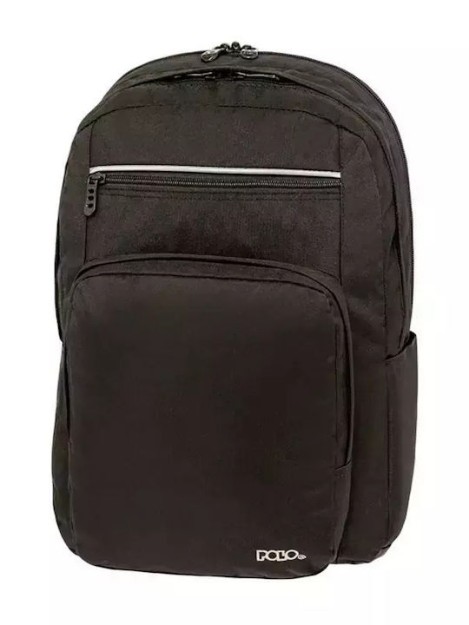 Polo Slit Σχολική Τσάντα Πλάτης Δημοτικού Μαύρο 9-01-066-2000