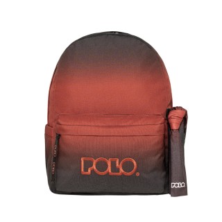 Polo Original Double Scarf Gradient Γυμνασίου-Λυκείου Κόκκινο/Μαύρο 9-01-262-8414