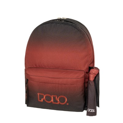 Polo Original Double Scarf Gradient Γυμνασίου-Λυκείου Κόκκινο/Μαύρο 9-01-262-8414