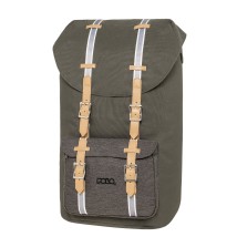 Polo Elmor Σακίδιο Πλάτης με Λουριά Γκρι 9-02-073-6522